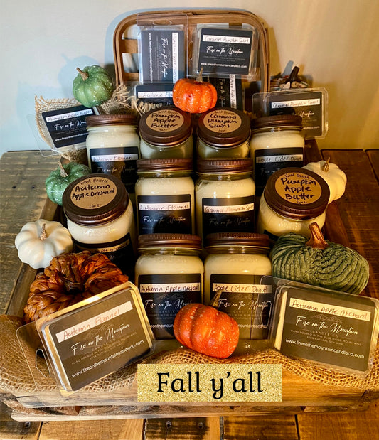 Autumn Flannel 100% Soy Candles & Wax Melts